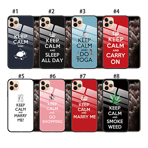 Case For Apple iPhone 11 / iPhone 11 Pro / iPhone 11 Pro Max Dustproof / Pattern Back Cover Word / Phrase / Cartoon TPU / Tempered Glass
Case For Apple iPhone 11 / iPhone 11 Pro / iPhone 11 Pro Max Dustproof / Pattern Back Cover Word / Phrase / Cartoon TPU / Tempered Glass