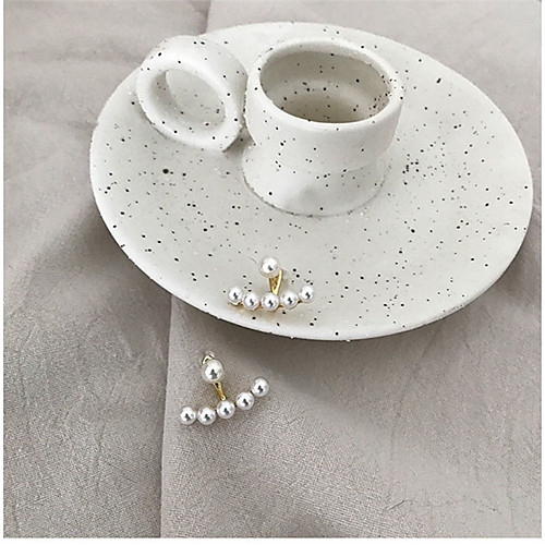 Women's Earrings Classic Star Imitation Pearl S925 Sterling Silver Earrings Jewelry Gold / Silver For Gift Daily Festival 1 Pair
Women's Earrings Classic Star Imitation Pearl S925 Sterling Silver Earrings Jewelry Gold / Silver For Gift Daily Festival 1 Pair
