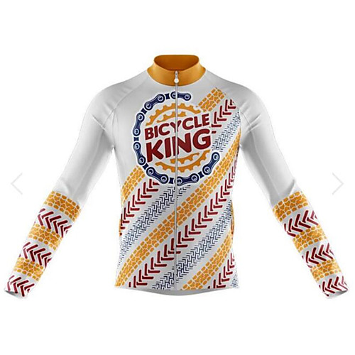 21Grams Funny Men's Long Sleeve Cycling Jersey - OrangeWhite Bike Jersey Top Thermal Warm UV Resistant Anatomic Design Sports Winter Summer Fleece 100% Polyester Mountain Bike MTB Road Bike Cycling
21Grams Funny Men's Long Sleeve Cycling Jersey - OrangeWhite Bike Jersey Top Thermal Warm UV Resistant Anatomic Design Sports Winter Summer Fleece 100% Polyester Mountain Bike MTB Road Bike Cycling