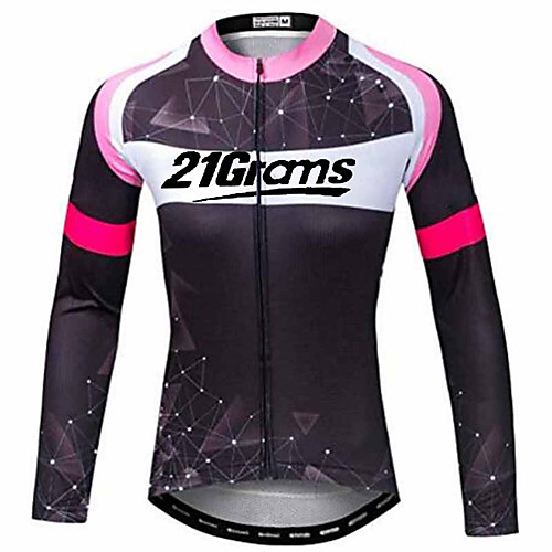 21Grams Men's Long Sleeve Cycling Jersey Winter Summer Fleece Spandex Polyester Black Gradient Bike Jersey Top Mountain Bike MTB Road Bike Cycling Thermal Warm UV Resistant Anatomic Design Sports
21Grams Men's Long Sleeve Cycling Jersey Winter Summer Fleece Spandex Polyester Black Gradient Bike Jersey Top Mountain Bike MTB Road Bike Cycling Thermal Warm UV Resistant Anatomic Design Sports