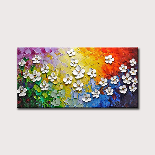 Oil Painting Hand Painted Horizontal Abstract Floral / Botanical Modern Rolled Canvas (No Frame)
Oil Painting Hand Painted Horizontal Abstract Floral / Botanical Modern Rolled Canvas (No Frame)