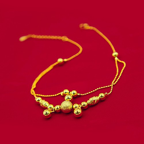 Ankle Bracelet Fashion Women's Body Jewelry For Daily Double Layered Copper Bell Gold 1pc
Ankle Bracelet Fashion Women's Body Jewelry For Daily Double Layered Copper Bell Gold 1pc