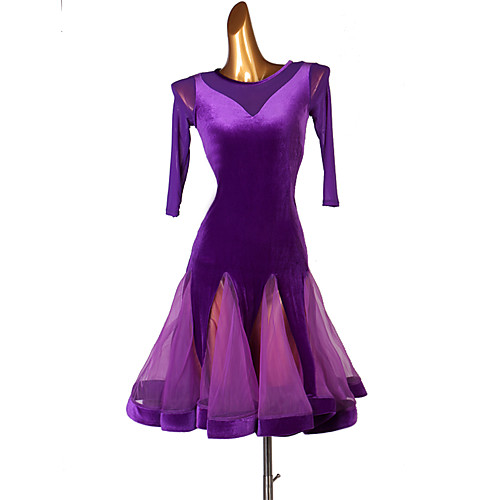 Latin Dance Dress Ruching Split Joint Women's Performance Half Sleeve Spandex
Latin Dance Dress Ruching Split Joint Women's Performance Half Sleeve Spandex