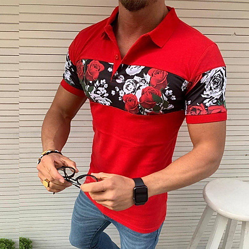 Men's Golf Shirt Graphic Short Sleeve Daily Tops Basic Shirt Collar Blue Red Black
Men's Golf Shirt Graphic Short Sleeve Daily Tops Basic Shirt Collar Blue Red Black