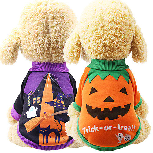 Dog Halloween Costumes Sweater Sweatshirt Pumpkin Cosplay Halloween Dog Clothes Puppy Clothes Dog Outfits Purple Orange Costume for Girl and Boy Dog Cotton S M L XL
Dog Halloween Costumes Sweater Sweatshirt Pumpkin Cosplay Halloween Dog Clothes Puppy Clothes Dog Outfits Purple Orange Costume for Girl and Boy Dog Cotton S M L XL