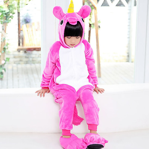 Kid's Kigurumi Pajamas Unicorn Onesie Pajamas Flannelette Purple / Yellow / Light Purple Cosplay For Boys and Girls Animal Sleepwear Cartoon Festival / Holiday Costumes
Kid's Kigurumi Pajamas Unicorn Onesie Pajamas Flannelette Purple / Yellow / Light Purple Cosplay For Boys and Girls Animal Sleepwear Cartoon Festival / Holiday Costumes
