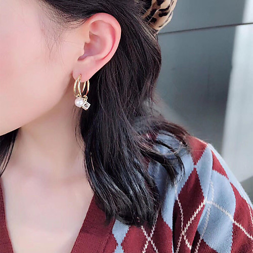 Women's Earrings Classic Joy Imitation Pearl Earrings Jewelry Gold For Gift Daily Festival 1 Pair
Women's Earrings Classic Joy Imitation Pearl Earrings Jewelry Gold For Gift Daily Festival 1 Pair