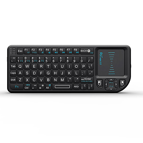 Rii X1 Wireless 2.4GHz Air Mouse Mini Keyboard Mini Size with Touchpad 72 pcs Keys
Rii X1 Wireless 2.4GHz Air Mouse Mini Keyboard Mini Size with Touchpad 72 pcs Keys