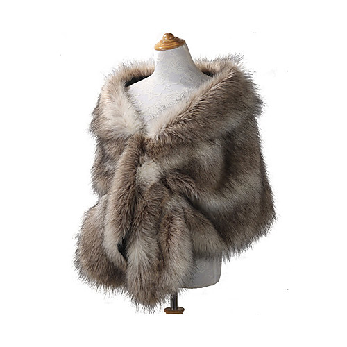Sleeveless Capelets Faux Fur / Acrylic Wedding / Party / Evening Women's Wrap With Solid
Sleeveless Capelets Faux Fur / Acrylic Wedding / Party / Evening Women's Wrap With Solid