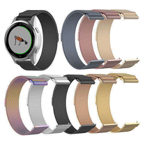 Watch Band for Garmin vivoactive4S Garmin Milanese Loop Stainless Steel Wrist Strap
Watch Band for Garmin vivoactive4S Garmin Milanese Loop Stainless Steel Wrist Strap