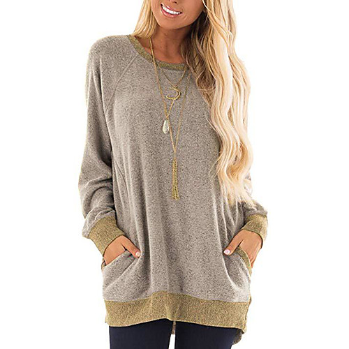 Women's Hoodie Sweatshirt Solid Color Front Pocket Daily Casual Hoodies Sweatshirts Loose Purple Blushing Pink Gray
Women's Hoodie Sweatshirt Solid Color Front Pocket Daily Casual Hoodies Sweatshirts Loose Purple Blushing Pink Gray