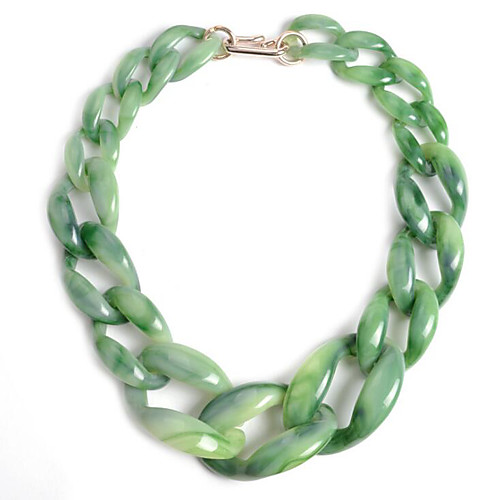 Women's Resin Necklace Geometrical Weave Fashion Acrylic Light Green Pink Brown Beige Gray 58 cm Necklace Jewelry 1pc For Daily Holiday
Women's Resin Necklace Geometrical Weave Fashion Acrylic Light Green Pink Brown Beige Gray 58 cm Necklace Jewelry 1pc For Daily Holiday