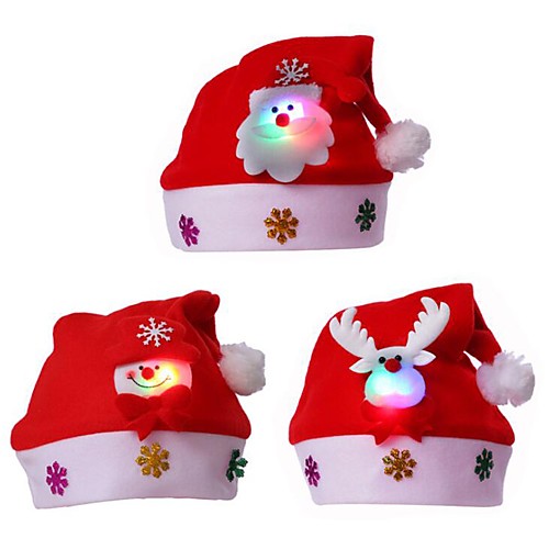 3pcs LED Adult Children Xmas Red Caps Santa Novelty Hat for Christmas Party Christmas Party Chapeau Hat
3pcs LED Adult Children Xmas Red Caps Santa Novelty Hat for Christmas Party Christmas Party Chapeau Hat