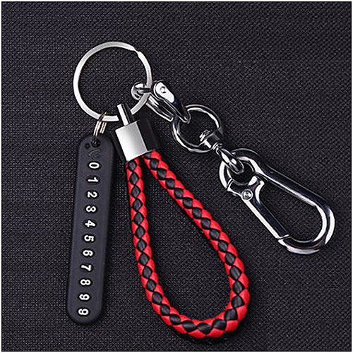 Car key ring pendant anti-lost phone number card woven rope key chain men and women personality creative
Car key ring pendant anti-lost phone number card woven rope key chain men and women personality creative