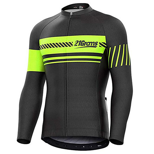 21Grams Men's Long Sleeve Cycling Jersey Winter Fleece Green / Black Patchwork Bike Jersey Top Mountain Bike MTB Road Bike Cycling Thermal / Warm UV Resistant Breathable Sports Clothing Apparel
21Grams Men's Long Sleeve Cycling Jersey Winter Fleece Green / Black Patchwork Bike Jersey Top Mountain Bike MTB Road Bike Cycling Thermal / Warm UV Resistant Breathable Sports Clothing Apparel