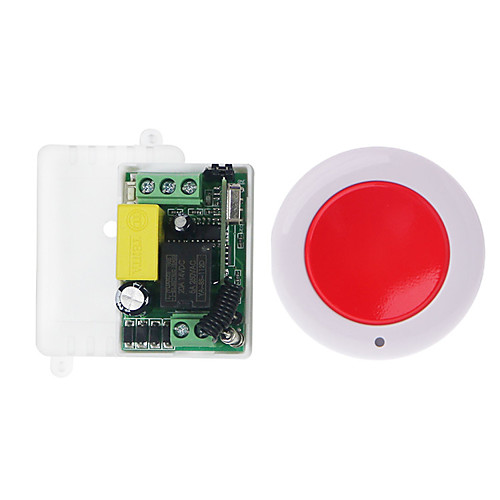 RF Wireless Remote Control Light Switch 10A Relay Output Radio 220V 1 Channel Receiver Module 1 Button Remote /Toggle Working Way 433mhz
RF Wireless Remote Control Light Switch 10A Relay Output Radio 220V 1 Channel Receiver Module 1 Button Remote /Toggle Working Way 433mhz