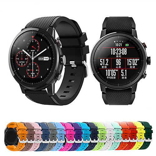 1 Pcs Watch Band 22mm Silicone Sport Strap For Huami Amazfit Pace/stratos/Stratos 2/2S
1 Pcs Watch Band 22mm Silicone Sport Strap For Huami Amazfit Pace/stratos/Stratos 2/2S