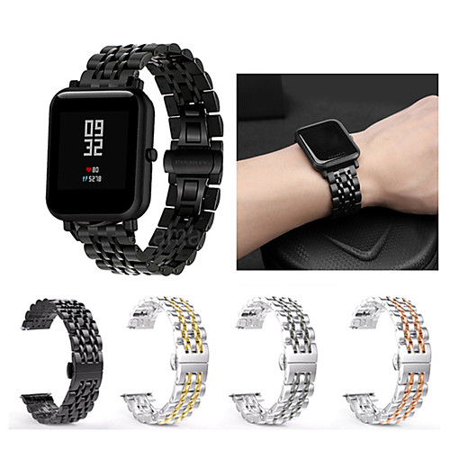 For Huami Amazfit GTS/Amazfit Bip/GTR 42mm Stainless Steel Watch Band Strap Bracelet
For Huami Amazfit GTS/Amazfit Bip/GTR 42mm Stainless Steel Watch Band Strap Bracelet