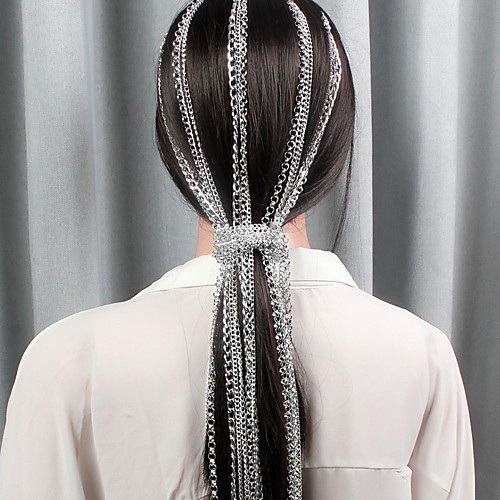 Alloy Head Chain / Hair Accessory / Crochet Hair Braids with Faux Pearl / Chain 1 Piece Wedding / Outdoor Headpiece
Alloy Head Chain / Hair Accessory / Crochet Hair Braids with Faux Pearl / Chain 1 Piece Wedding / Outdoor Headpiece