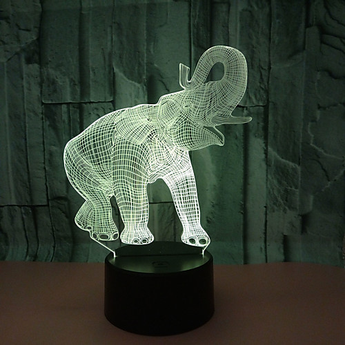 3D Elephant Christmas Gift Night Light Elephant Ivory 3D LED Night Light Novelty Animal Decor Touch 7 Colors Remote Control 16 Colors LED Touch Switch Bedside Table Lamp
3D Elephant Christmas Gift Night Light Elephant Ivory 3D LED Night Light Novelty Animal Decor Touch 7 Colors Remote Control 16 Colors LED Touch Switch Bedside Table Lamp
