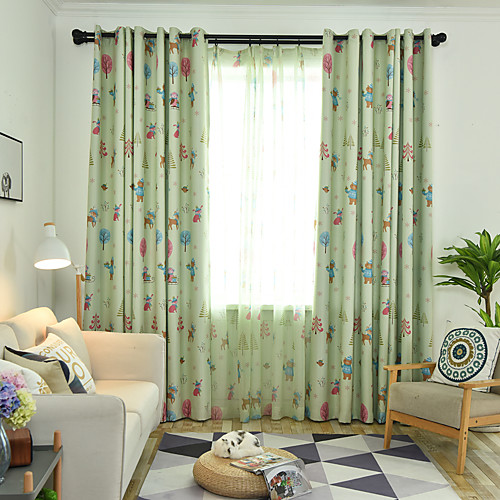 Two Panel Children's Room Cute Cartoon Style Christmas Tree Print Blackout Curtains
Two Panel Children's Room Cute Cartoon Style Christmas Tree Print Blackout Curtains