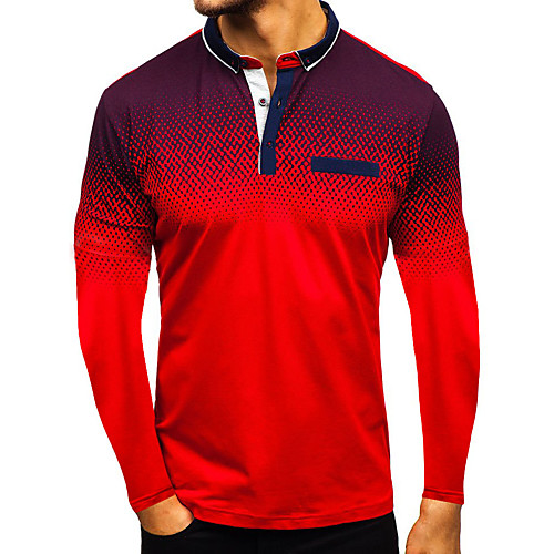 Men's Golf Shirt Tennis Shirt Other Prints Polka Dot Graphic Long Sleeve Daily Tops Streetwear Gray White Black
Men's Golf Shirt Tennis Shirt Other Prints Polka Dot Graphic Long Sleeve Daily Tops Streetwear Gray White Black