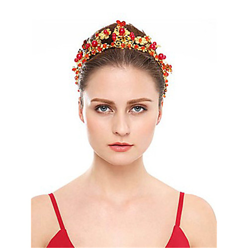 Crystal / Imitation Pearl / Alloy Tiaras with Crystal / Imitation Pearl 1 Piece Wedding Headpiece
Crystal / Imitation Pearl / Alloy Tiaras with Crystal / Imitation Pearl 1 Piece Wedding Headpiece