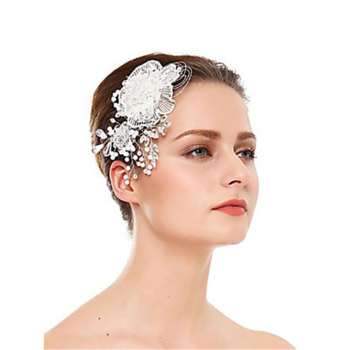Crystal / Imitation Pearl Hair Combs with Crystal / Imitation Pearl / Flower 1 Piece Wedding Headpiece
Crystal / Imitation Pearl Hair Combs with Crystal / Imitation Pearl / Flower 1 Piece Wedding Headpiece