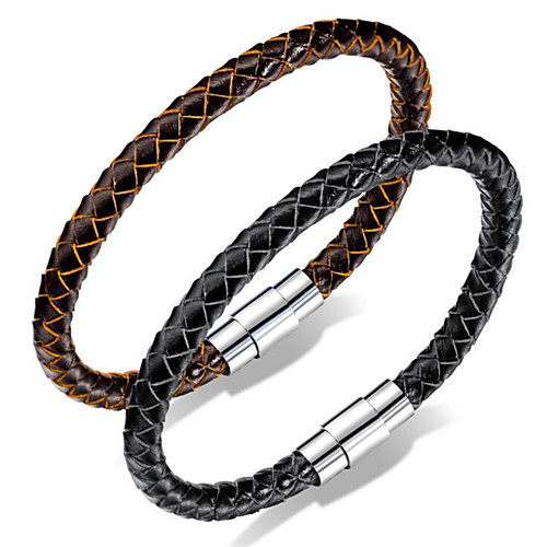 Men's Bracelet Braided Gypsophila Fashion Alloy Bracelet Jewelry Black / Brown For Daily Work
Men's Bracelet Braided Gypsophila Fashion Alloy Bracelet Jewelry Black / Brown For Daily Work