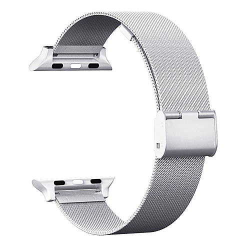 Watch Band For Apple Watch Series 6 SE 5 4 3 2 1 Apple Classic Buckle Stainless Steel Wrist Strap Stainless Steel Strap Fine Mesh 0.4 Line Milan Metal Mesh With Buckle For Apple Apple Watch 4/5 Gener
Watch Band For Apple Watch Series 6 SE 5 4 3 2 1 Apple Classic Buckle Stainless Steel Wrist Strap Stainless Steel Strap Fine Mesh 0.4 Line Milan Metal Mesh With Buckle For Apple Apple Watch 4/5 Gener
