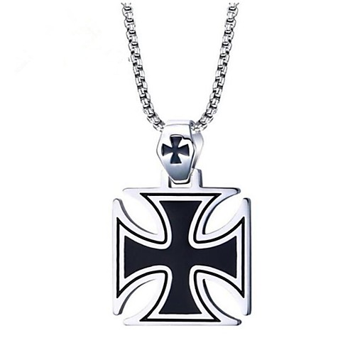 Men's Pendant Necklace Classic Cross Vintage Stainless Steel Silver 60 cm Necklace Jewelry 1pc For Gift Daily
Men's Pendant Necklace Classic Cross Vintage Stainless Steel Silver 60 cm Necklace Jewelry 1pc For Gift Daily