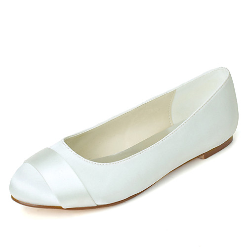 Women's Wedding Shoes Flat Heel Round Toe Wedding Flats Minimalism Wedding Party & Evening Satin Solid Colored White Black Purple
Women's Wedding Shoes Flat Heel Round Toe Wedding Flats Minimalism Wedding Party & Evening Satin Solid Colored White Black Purple