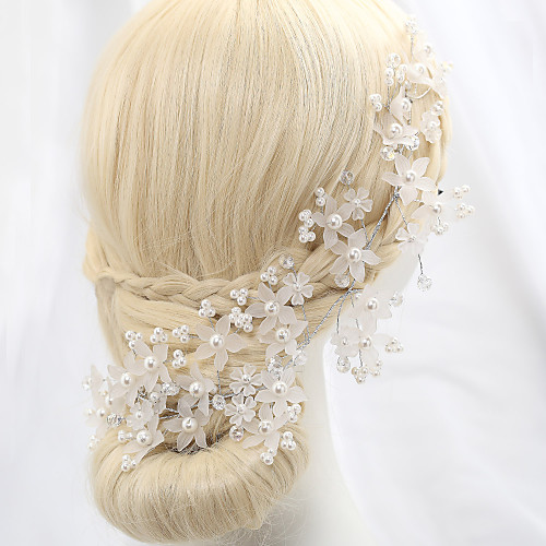Crystal / Imitation Pearl / Alloy Headdress with Crystal / Imitation Pearl 1 Piece Wedding Headpiece
Crystal / Imitation Pearl / Alloy Headdress with Crystal / Imitation Pearl 1 Piece Wedding Headpiece