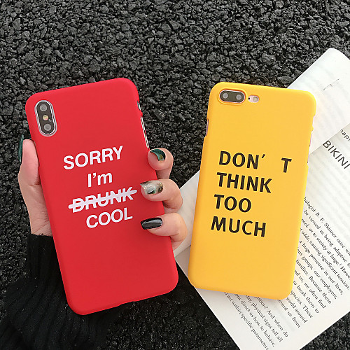 Case For Apple iPhone 11 / iPhone 11 Pro / iPhone 11 Pro Max Dustproof / Frosted / Pattern Back Cover Word / Phrase PC
Case For Apple iPhone 11 / iPhone 11 Pro / iPhone 11 Pro Max Dustproof / Frosted / Pattern Back Cover Word / Phrase PC
