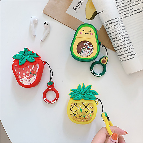 Cartoon Series Cute 3D Quicksand Fruit Silicone Case For Apple Airpods Bluetooth Headphone Protective Covers For Air pods 2 Box
Cartoon Series Cute 3D Quicksand Fruit Silicone Case For Apple Airpods Bluetooth Headphone Protective Covers For Air pods 2 Box