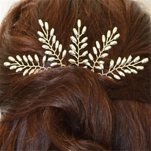 Imitation Pearl / Alloy Hair Pin with Imitation Pearl 1 Piece Wedding Headpiece
Imitation Pearl / Alloy Hair Pin with Imitation Pearl 1 Piece Wedding Headpiece