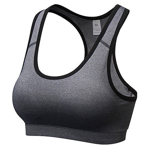 Women's Sports Bra Sports Bra Top Bralette Nylon Fitness Running Jogging Lightweight Breathable Sweat wicking Padded Light Support Black Gray Solid Colored
Women's Sports Bra Sports Bra Top Bralette Nylon Fitness Running Jogging Lightweight Breathable Sweat wicking Padded Light Support Black Gray Solid Colored