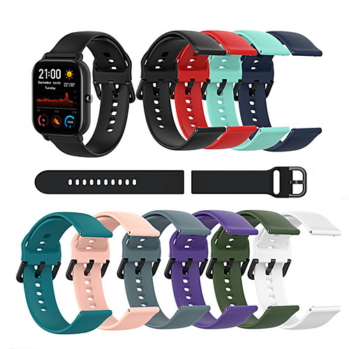 Silicone Sport Watch Band Strap For Huami Amazfit GTS/Amazfit Bip/GTR 42mm Size S L
Silicone Sport Watch Band Strap For Huami Amazfit GTS/Amazfit Bip/GTR 42mm Size S L
