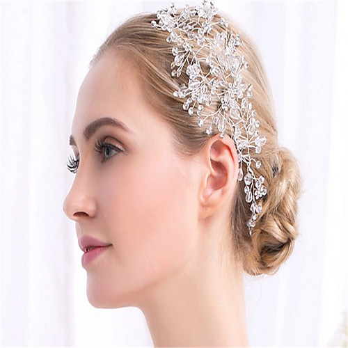 Crystal / Rhinestone / Alloy Headdress with Crystal / Crystal / Rhinestone 1 Piece Wedding Headpiece
Crystal / Rhinestone / Alloy Headdress with Crystal / Crystal / Rhinestone 1 Piece Wedding Headpiece