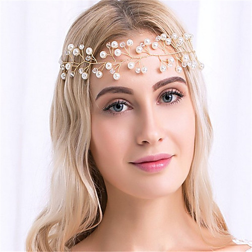 Crystal / Imitation Pearl / Alloy Headdress with Crystal / Imitation Pearl 1 Piece Wedding Headpiece
Crystal / Imitation Pearl / Alloy Headdress with Crystal / Imitation Pearl 1 Piece Wedding Headpiece
