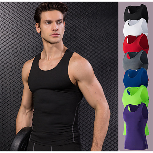 YUERLIAN Men's Sleeveless Running Shirt Compression Tank Top Base Layer Top Athletic Winter Elastane Anatomic Design Quick Dry Stretchy Gym Workout Exercise & Fitness Racing Basketball Running
YUERLIAN Men's Sleeveless Running Shirt Compression Tank Top Base Layer Top Athletic Winter Elastane Anatomic Design Quick Dry Stretchy Gym Workout Exercise & Fitness Racing Basketball Running