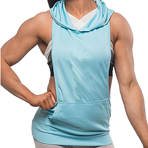 Women's Hoodie Yoga Top Blouse Summer Fashion Purple Yellow Fuchsia Green Sky Blue Cotton Fitness Gym Workout Running Tank Top Sleeveless Sport Activewear Quick Dry Breathable Comfortable Stretchy 
Women's Hoodie Yoga Top Blouse Summer Fashion Purple Yellow Fuchsia Green Sky Blue Cotton Fitness Gym Workout Running Tank Top Sleeveless Sport Activewear Quick Dry Breathable Comfortable Stretchy