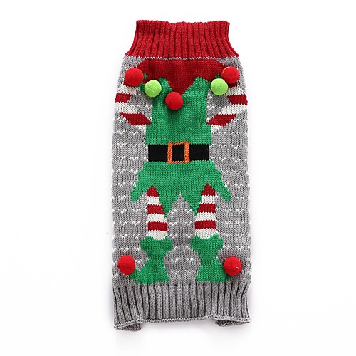 Dog Sweater Puppy Clothes Christmas Halloween Christmas Winter Dog Clothes Puppy Clothes Dog Outfits Gray Costume for Girl and Boy Dog Acrylic Fibers XXS XS S M L XL
Dog Sweater Puppy Clothes Christmas Halloween Christmas Winter Dog Clothes Puppy Clothes Dog Outfits Gray Costume for Girl and Boy Dog Acrylic Fibers XXS XS S M L XL