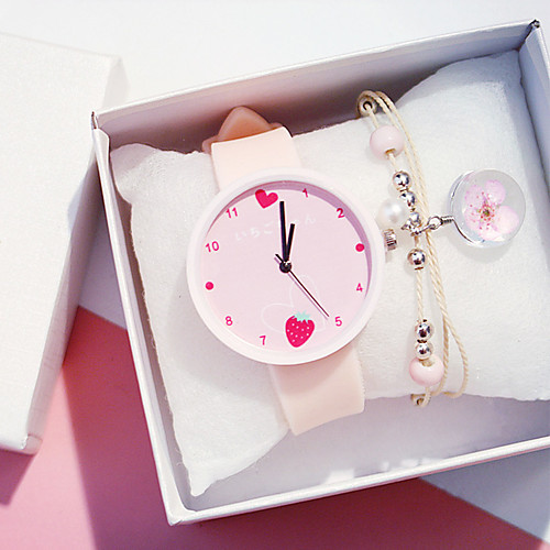 Women's Quartz Watches New Arrival Elegant Black White Blue Silicone Chinese Quartz Black WhitePink White Chronograph Cute New Design 2pcs Analog One Year Battery Life
Women's Quartz Watches New Arrival Elegant Black White Blue Silicone Chinese Quartz Black WhitePink White Chronograph Cute New Design 2pcs Analog One Year Battery Life
