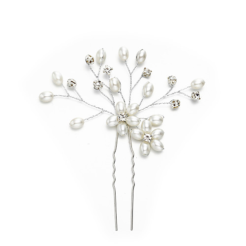 Imitation Pearl / Rhinestone / Alloy Hair Pin with Rhinestone / Imitation Pearl 1 PC Wedding Headpiece
Imitation Pearl / Rhinestone / Alloy Hair Pin with Rhinestone / Imitation Pearl 1 PC Wedding Headpiece
