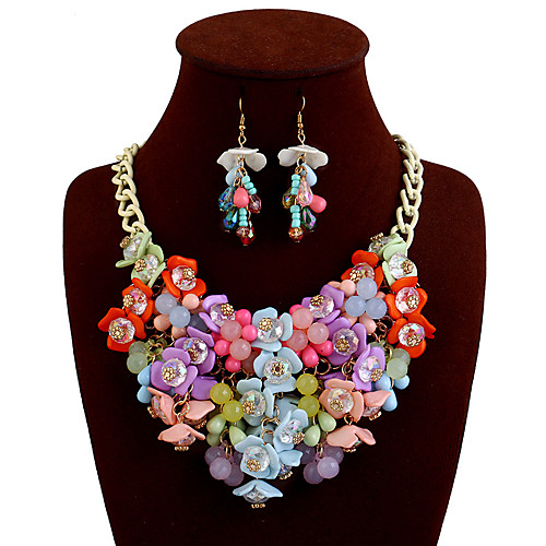 Statement Necklace Women's Bib Pink Flower Ladies European Cute Chunky fancy Rainbow Black Yellow Pink Beige Light Blue Necklace Jewelry for Daily Casual
Statement Necklace Women's Bib Pink Flower Ladies European Cute Chunky fancy Rainbow Black Yellow Pink Beige Light Blue Necklace Jewelry for Daily Casual