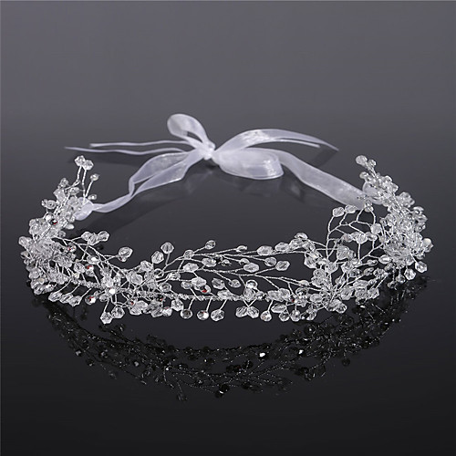 Crystal / Rhinestone / Alloy Headdress with Rhinestone / Crystal 1 Piece Wedding Headpiece
Crystal / Rhinestone / Alloy Headdress with Rhinestone / Crystal 1 Piece Wedding Headpiece