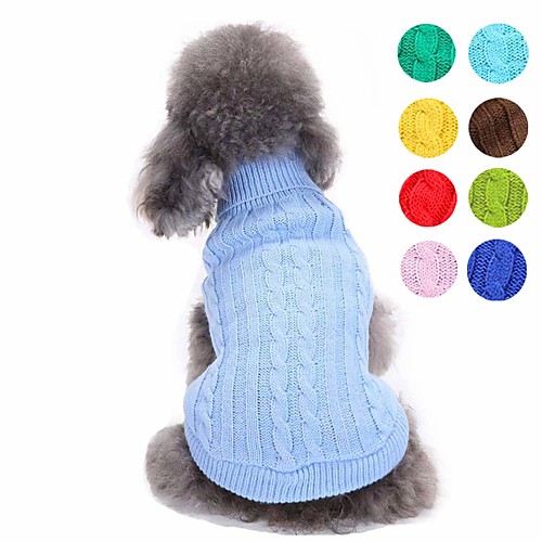 Dog Sweater Puppy Clothes Solid Colored Fashion Simple Style Dog Clothes Puppy Clothes Dog Outfits Yellow Red Light Green Costume for Girl and Boy Dog Acrylic Fibers XS S M L
Dog Sweater Puppy Clothes Solid Colored Fashion Simple Style Dog Clothes Puppy Clothes Dog Outfits Yellow Red Light Green Costume for Girl and Boy Dog Acrylic Fibers XS S M L