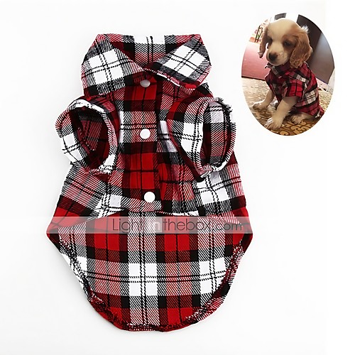 Dog Shirt Geometic Classic Stripes Check Dog Clothes Puppy Clothes Dog Outfits Red Green Dark Blue Costume for Girl and Boy Dog Linen&Cotton Blend S M L XL
Dog Shirt Geometic Classic Stripes Check Dog Clothes Puppy Clothes Dog Outfits Red Green Dark Blue Costume for Girl and Boy Dog Linen&Cotton Blend S M L XL