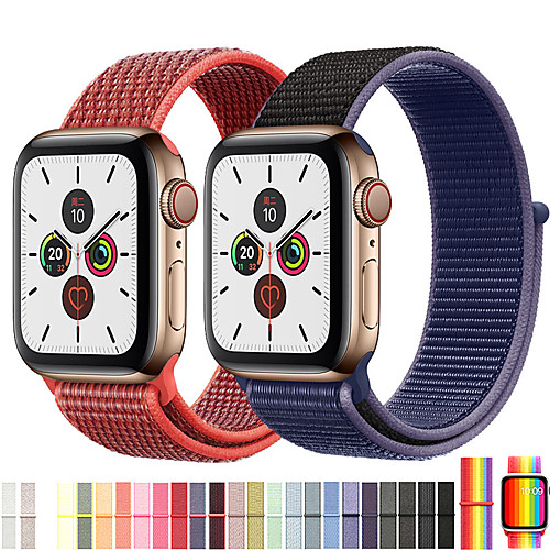 Nylon Sport Loop Watch Band Wrist Strap For Apple Watch Series 5/4/3/2/1 Replaceable Bracelet Wristband Series 4/5 40mm 44mm
Nylon Sport Loop Watch Band Wrist Strap For Apple Watch Series 5/4/3/2/1 Replaceable Bracelet Wristband Series 4/5 40mm 44mm